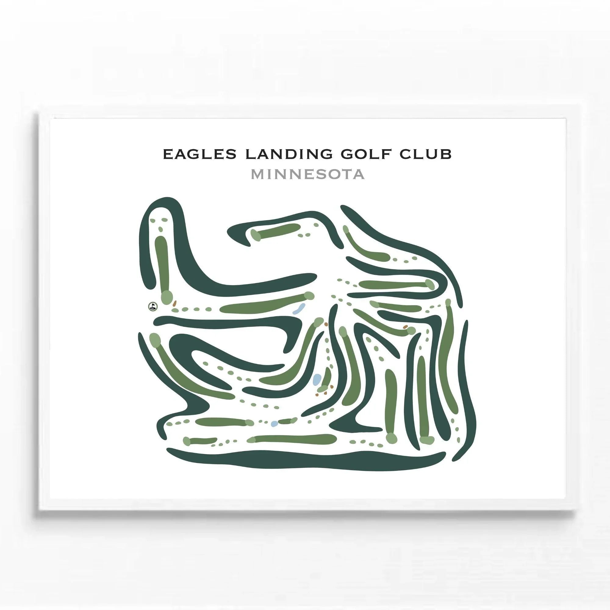 Eagle's Landing Golf Club, Minnesota - Printed Golf Courses