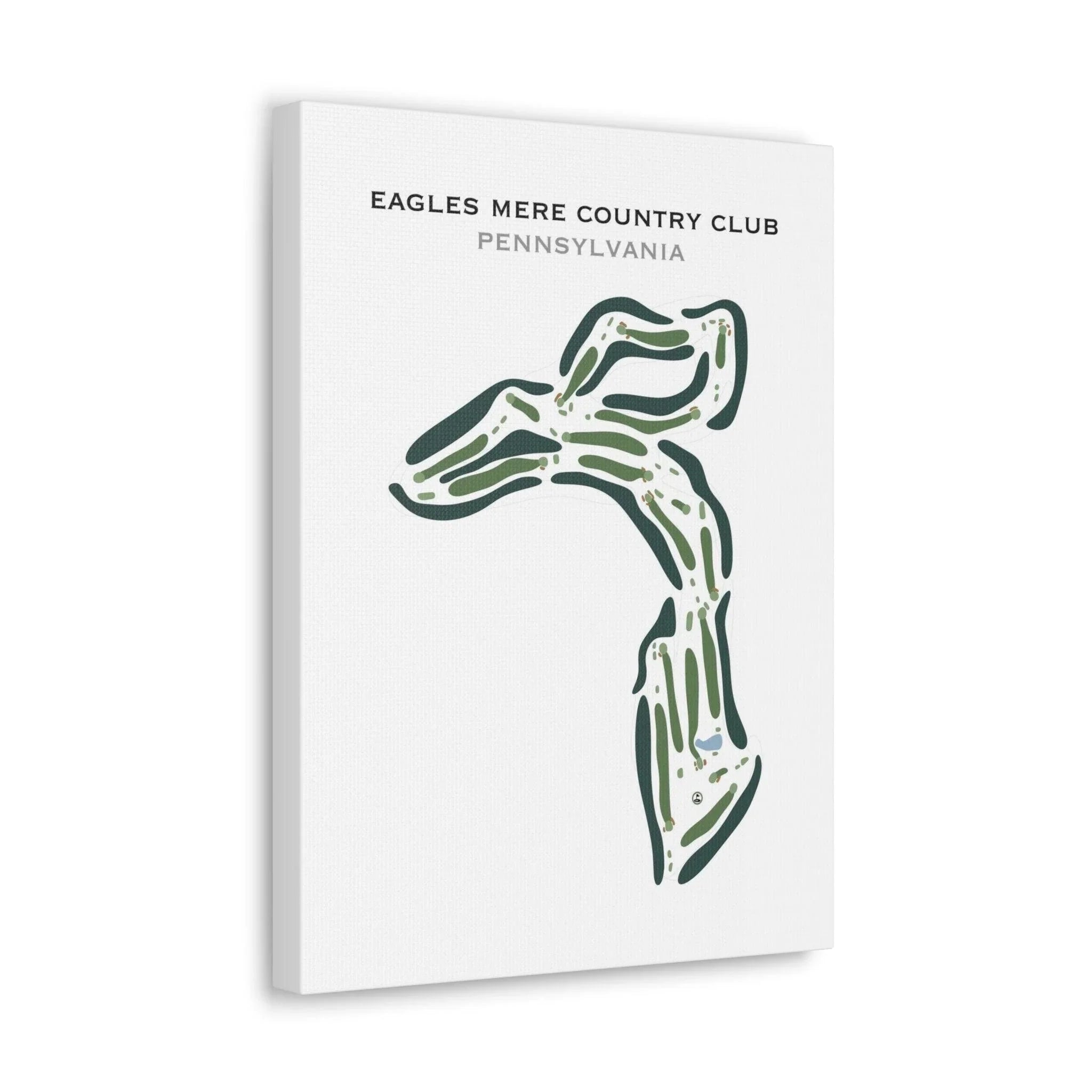 Eagles Mere Country Club, Pennsylvania - Printed Golf Course