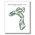 Eagles Mere Country Club, Pennsylvania - Printed Golf Course