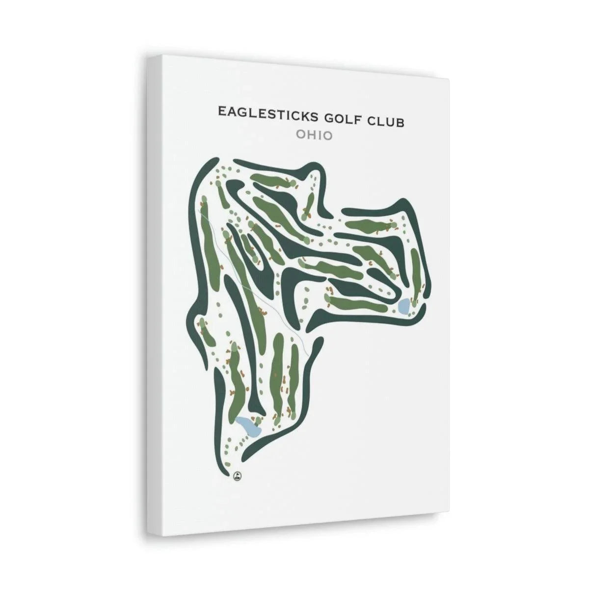 Eaglesticks Golf Club, Ohio - Printed Golf Courses