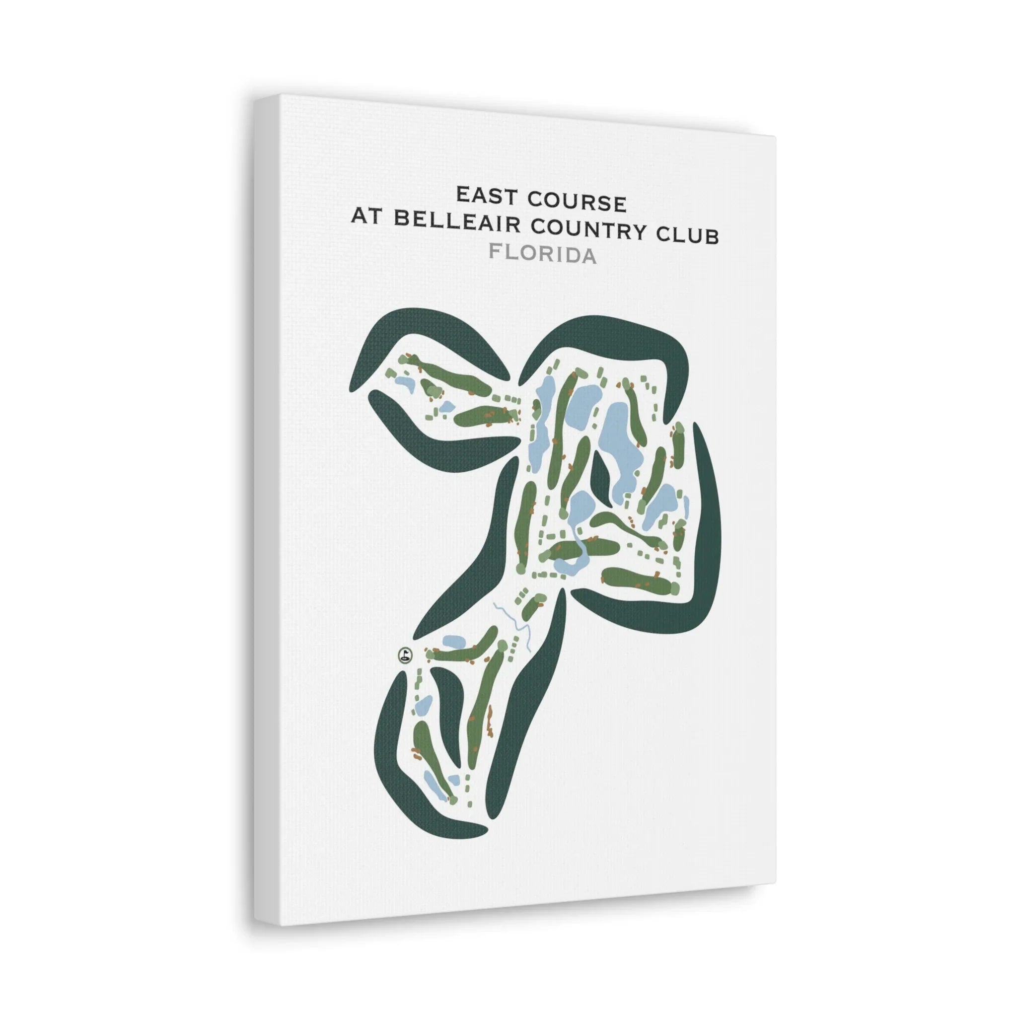 East Course at Belleair Country Club, Florida - Printed Golf Courses