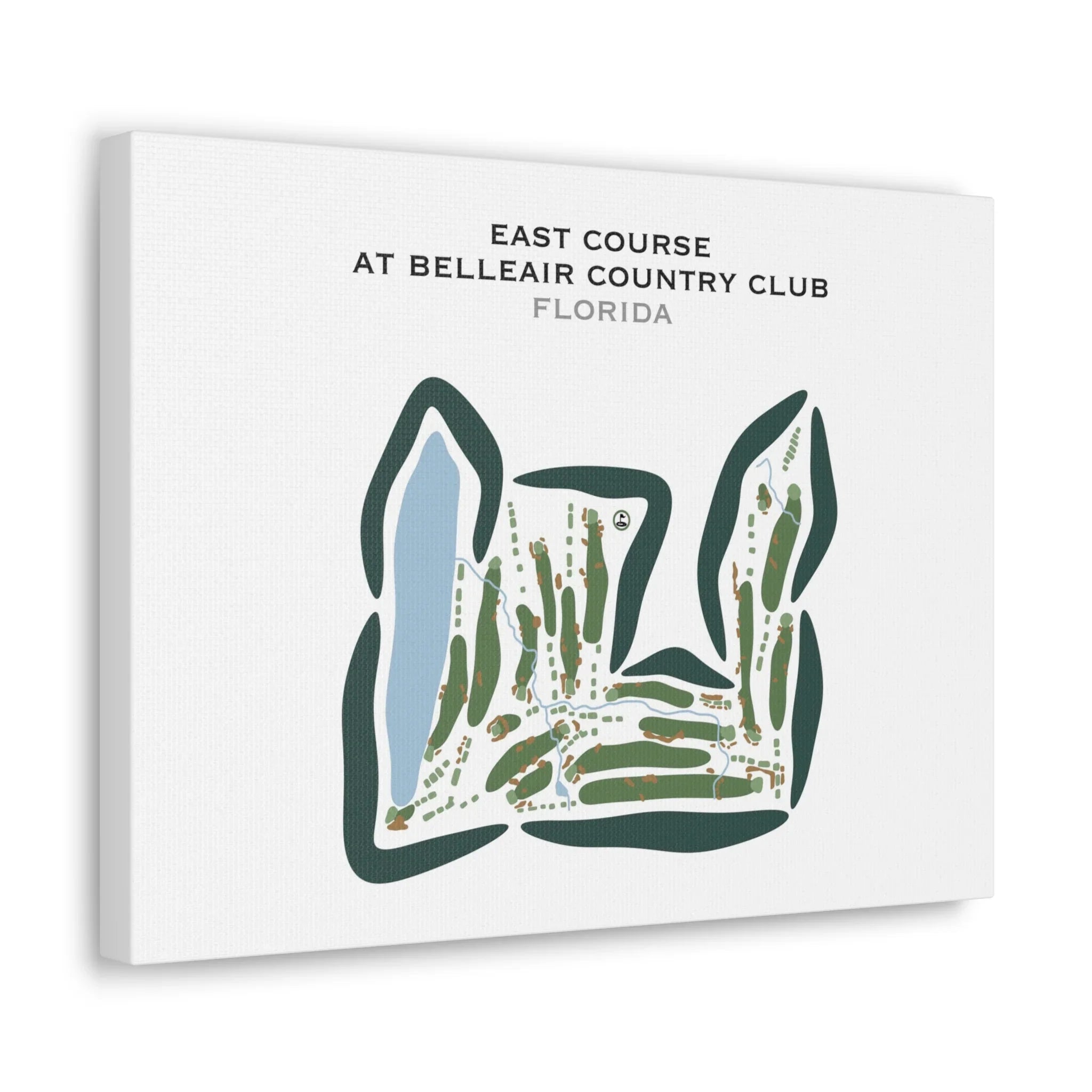 East Course at Belleair Country Club, Florida - Printed Golf Courses