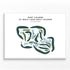East Course at Boca Lago Golf Course, Florida - Printed Golf Courses