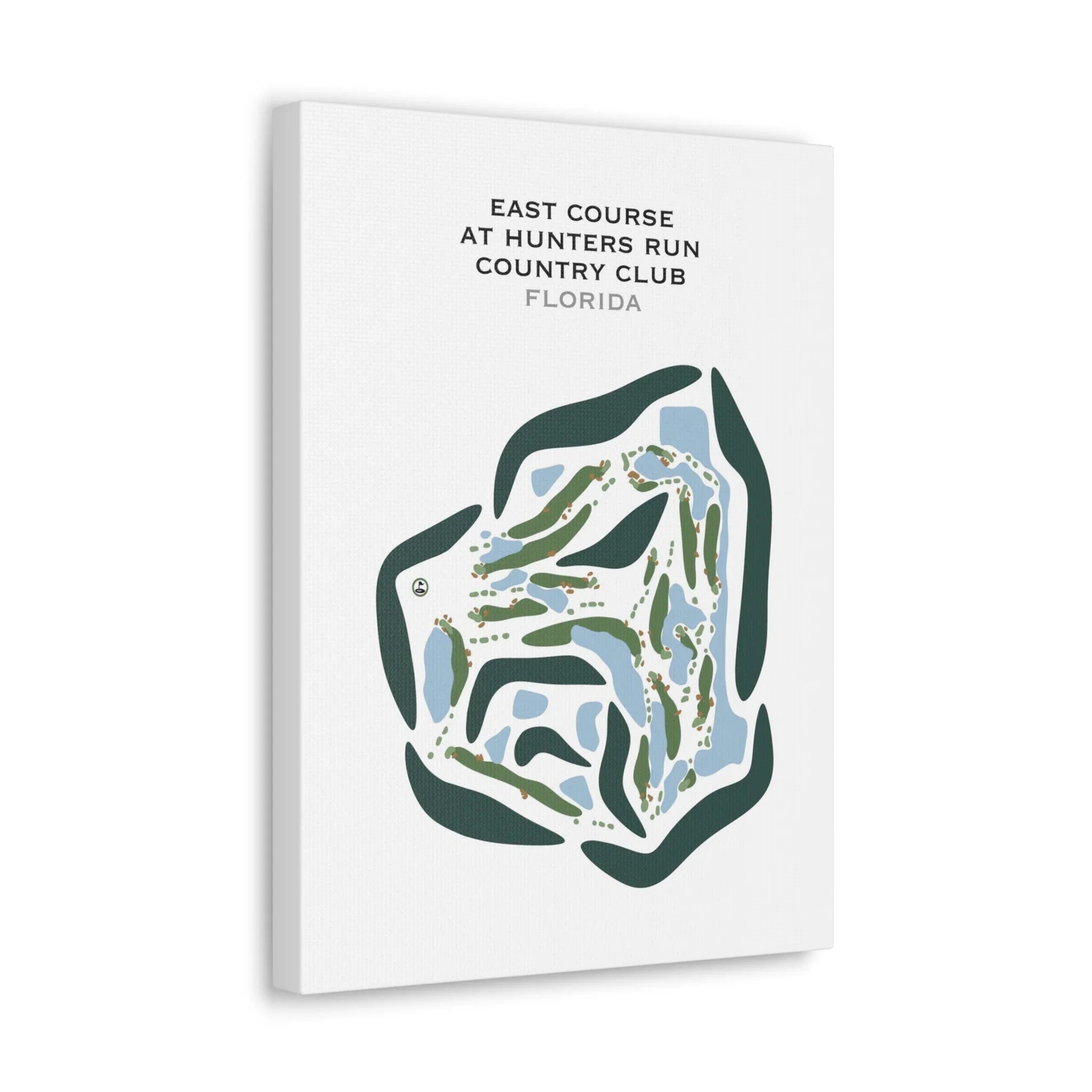 East Course at Hunters Run Country Club, Florida - Printed Golf Courses