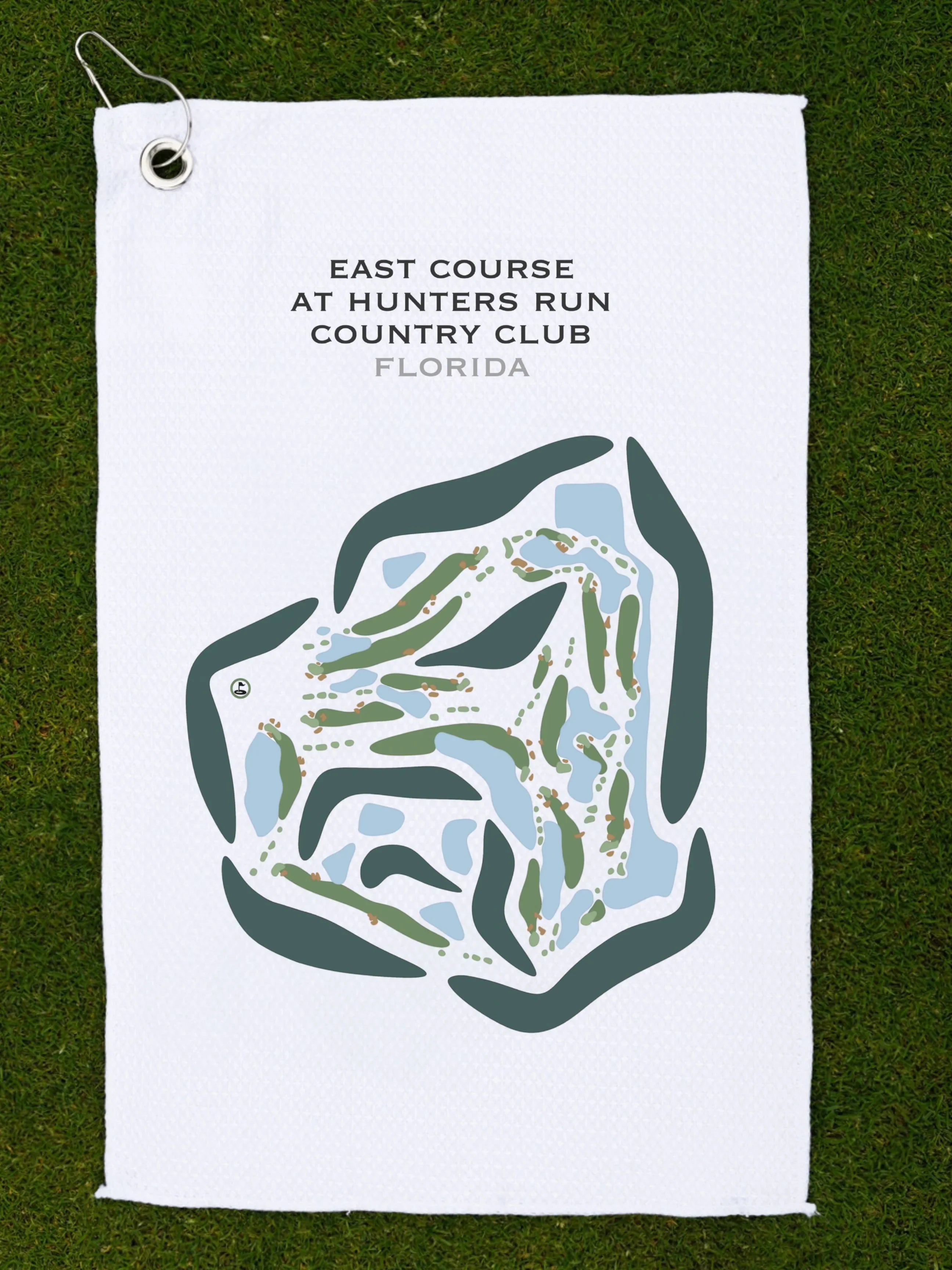 East Course at Hunters Run Country Club, Florida - Printed Golf Courses