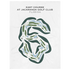 East Course at Jacaranda Golf Club, Florida - Printed Golf Courses