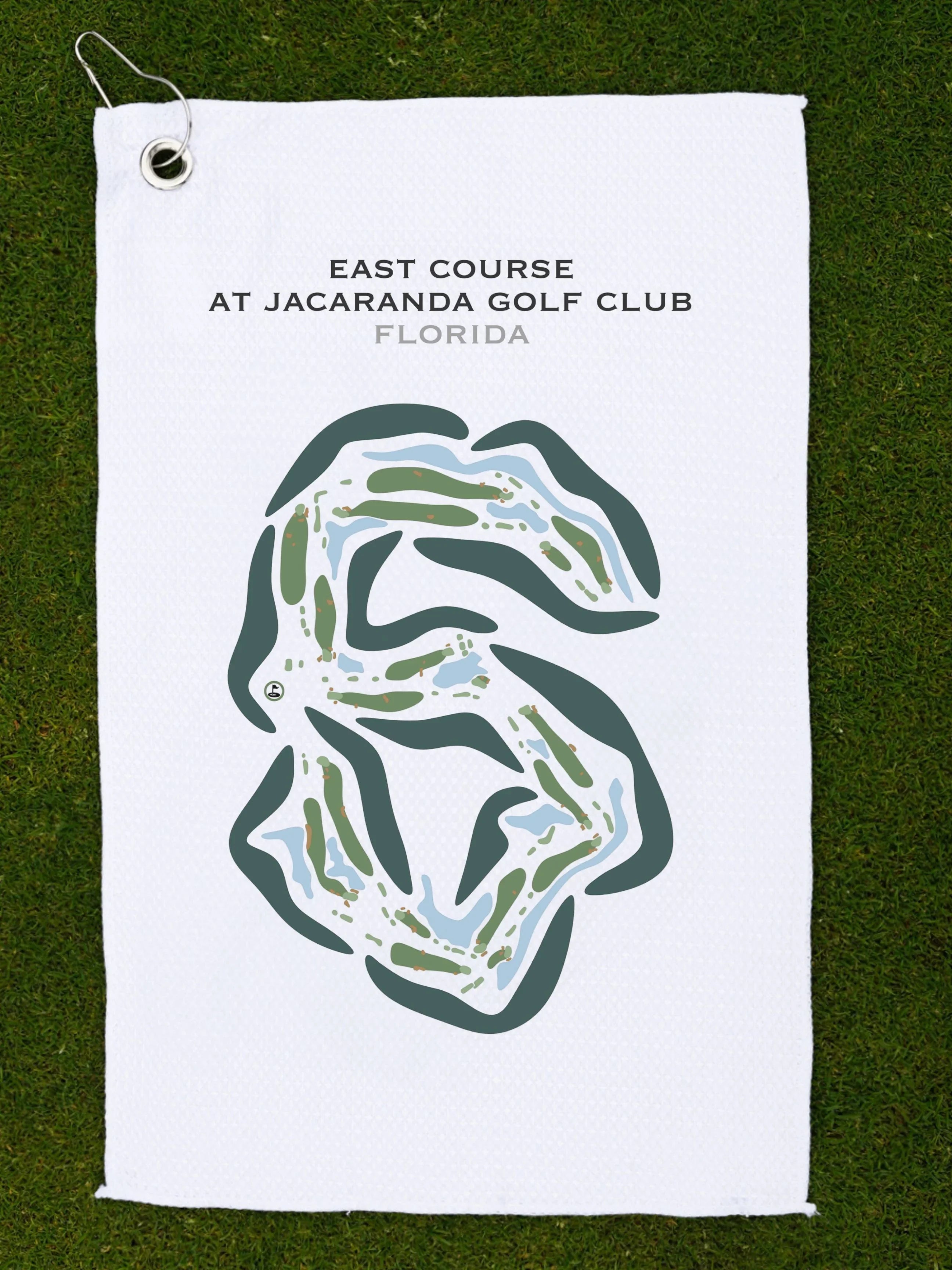 East Course at Jacaranda Golf Club, Florida - Printed Golf Courses