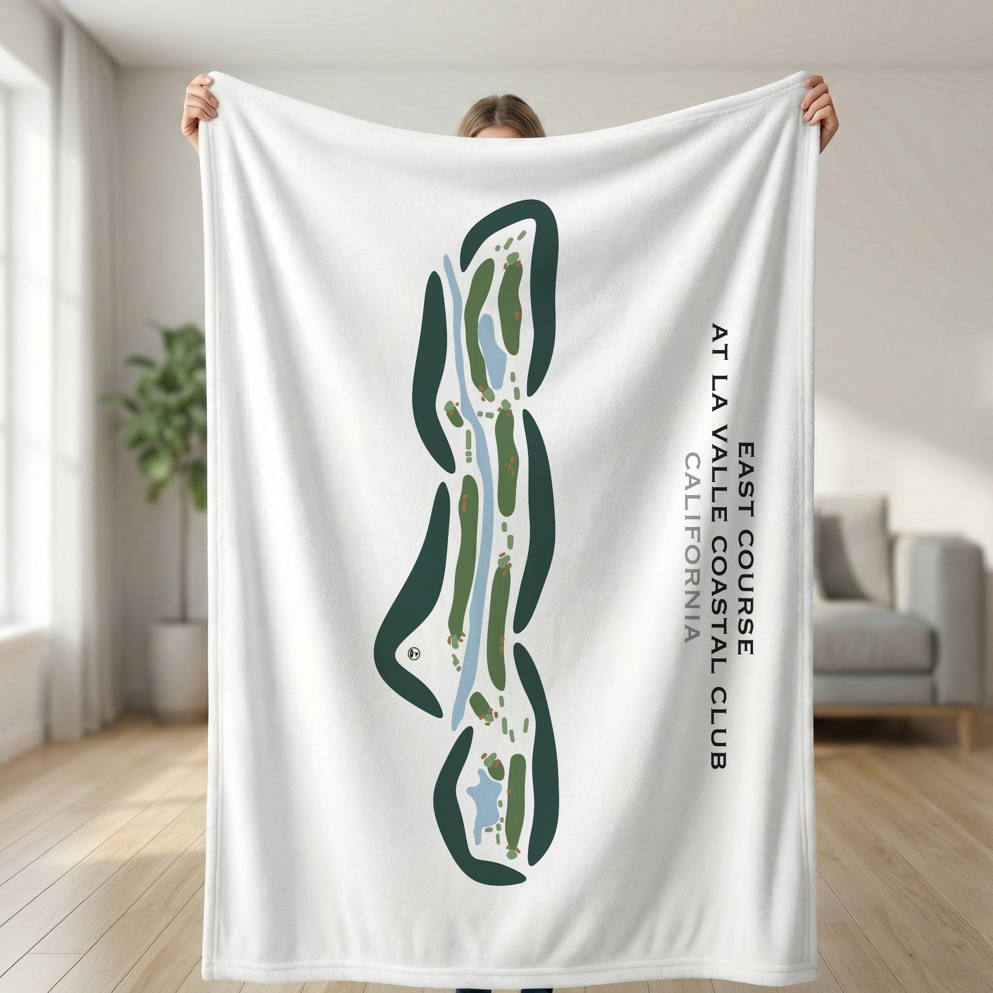 East Course at LaValle Coastal Club, California - Printed Golf Courses