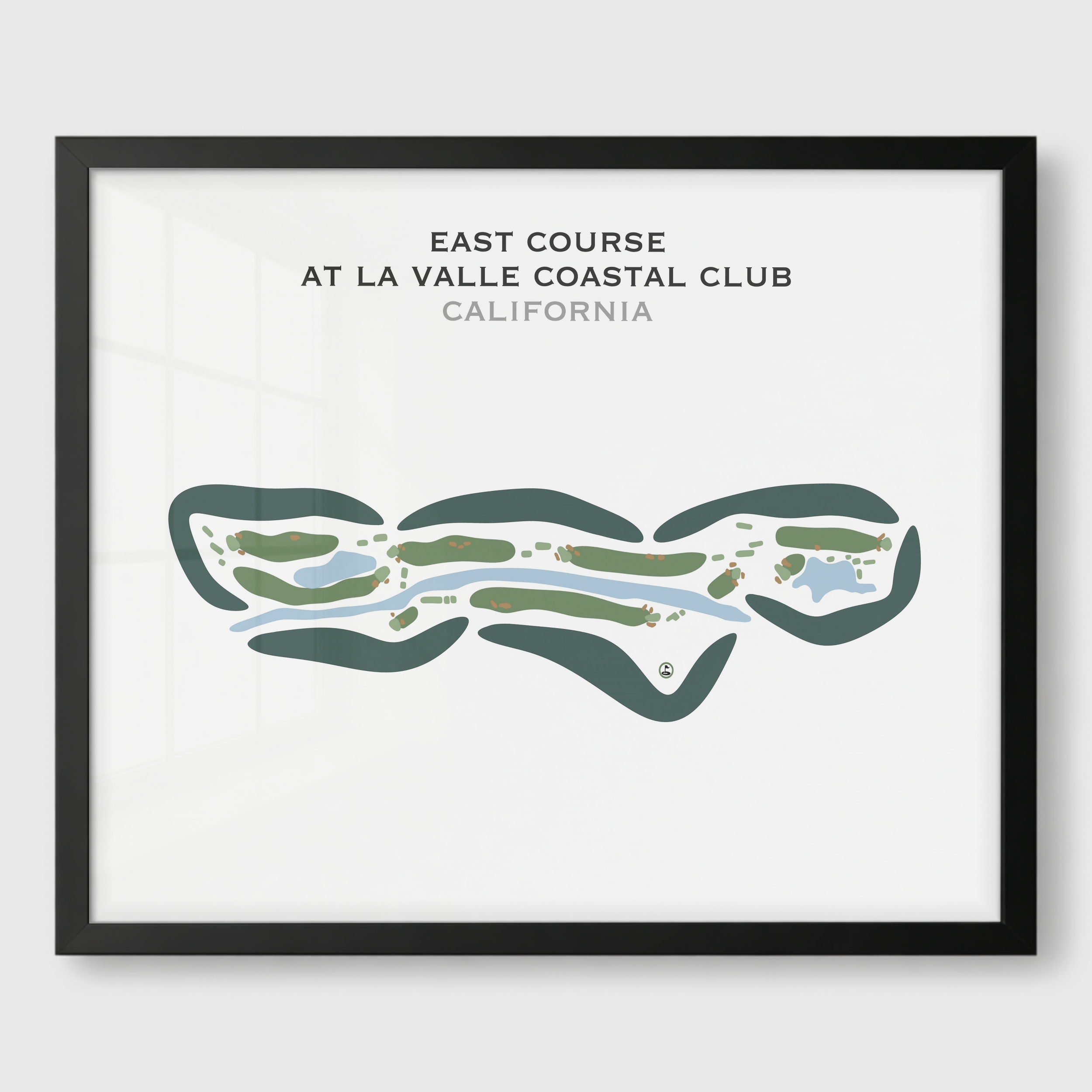East Course at LaValle Coastal Club, California - Printed Golf Courses