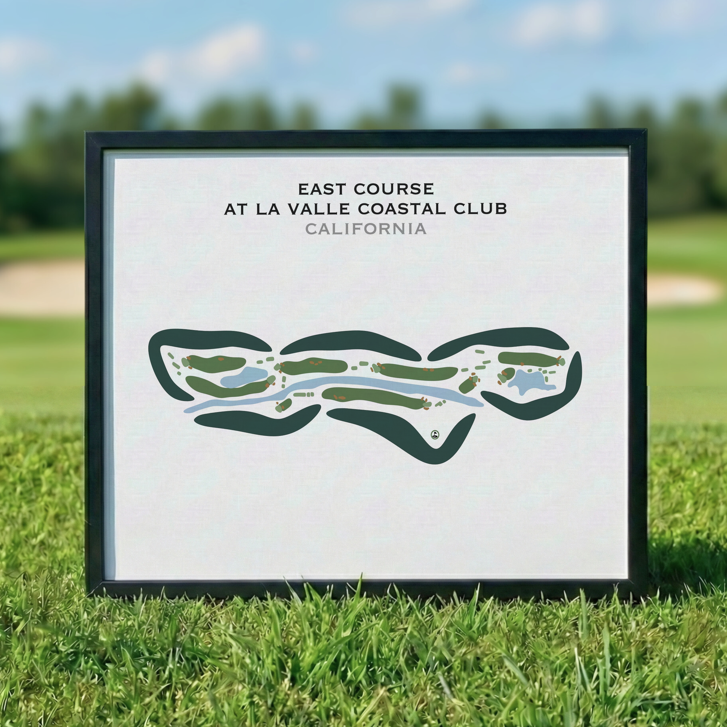 East Course at LaValle Coastal Club, California - Printed Golf Courses