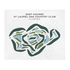 East Course at Laurel Oak Country Club, Florida - Printed Golf Courses
