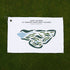 East Course at Mercer Oaks Golf Course, New Jersey - Printed Golf Courses