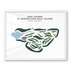 East Course at Mercer Oaks Golf Course, New Jersey - Printed Golf Courses