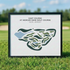 East Course at Mercer Oaks Golf Course, New Jersey - Printed Golf Courses