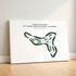 East Course at Oaks North Golf Course, California - Printed Golf Courses