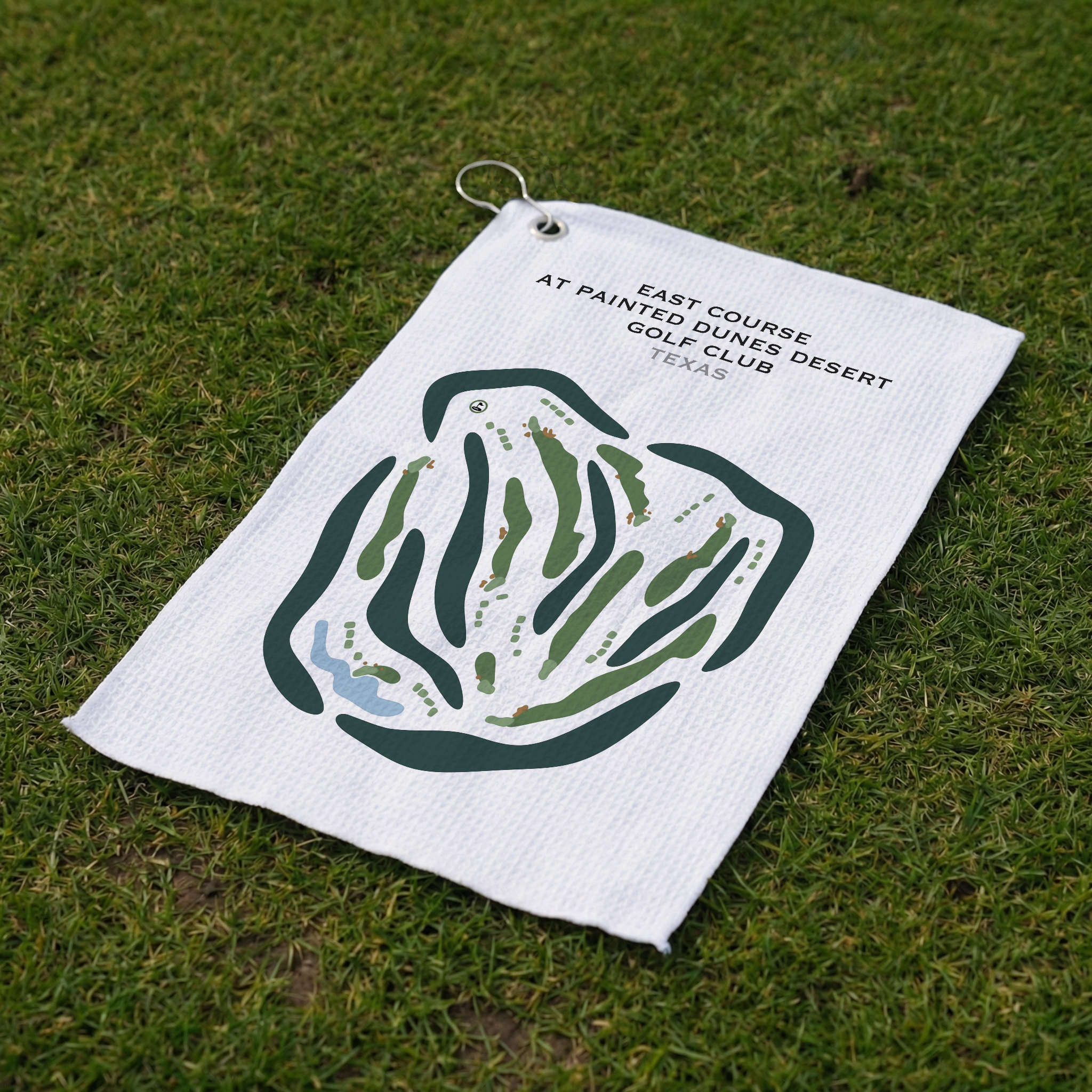 East Course at Painted Dunes Desert Golf Club, Texas - Printed Golf Courses