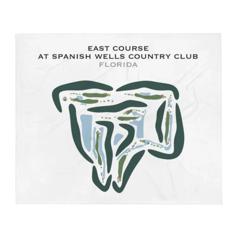 East Course at Spanish Wells Country Club, Florida - Printed Golf Courses