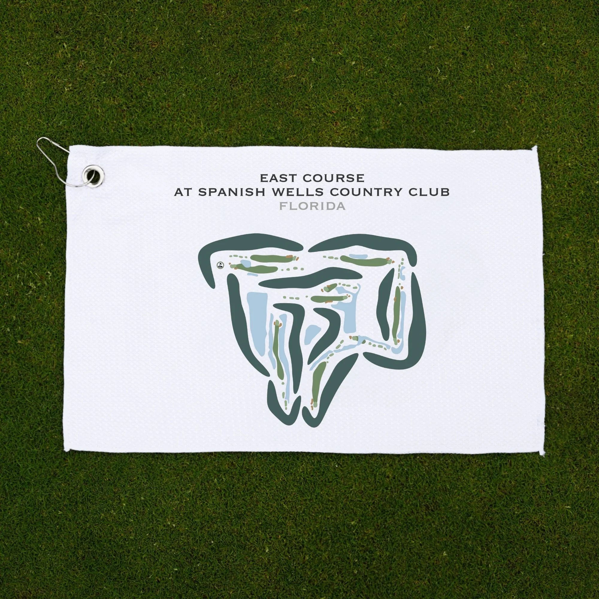 East Course at Spanish Wells Country Club, Florida - Printed Golf Courses