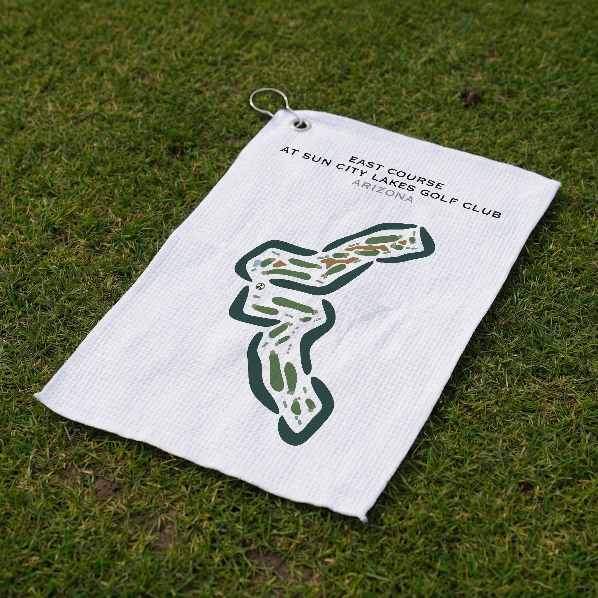 East Course at Sun City Lakes Golf Club, Arizona - Printed Golf Courses