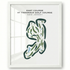 East Course at Tamarack Golf Course, New Jersey - Printed Golf Courses