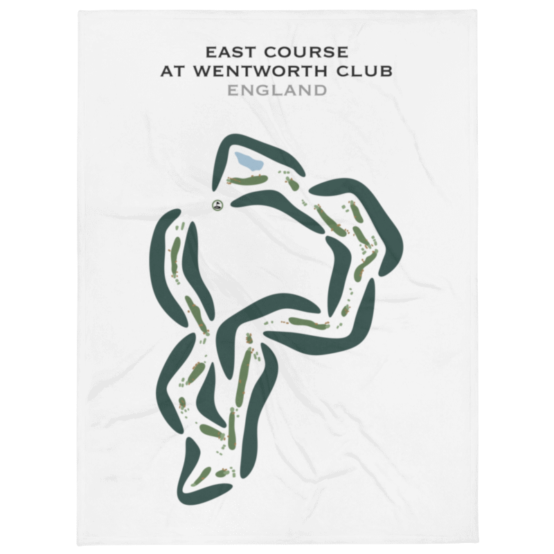 East Course at Wentworth Golf Club, England - Printed Golf Courses