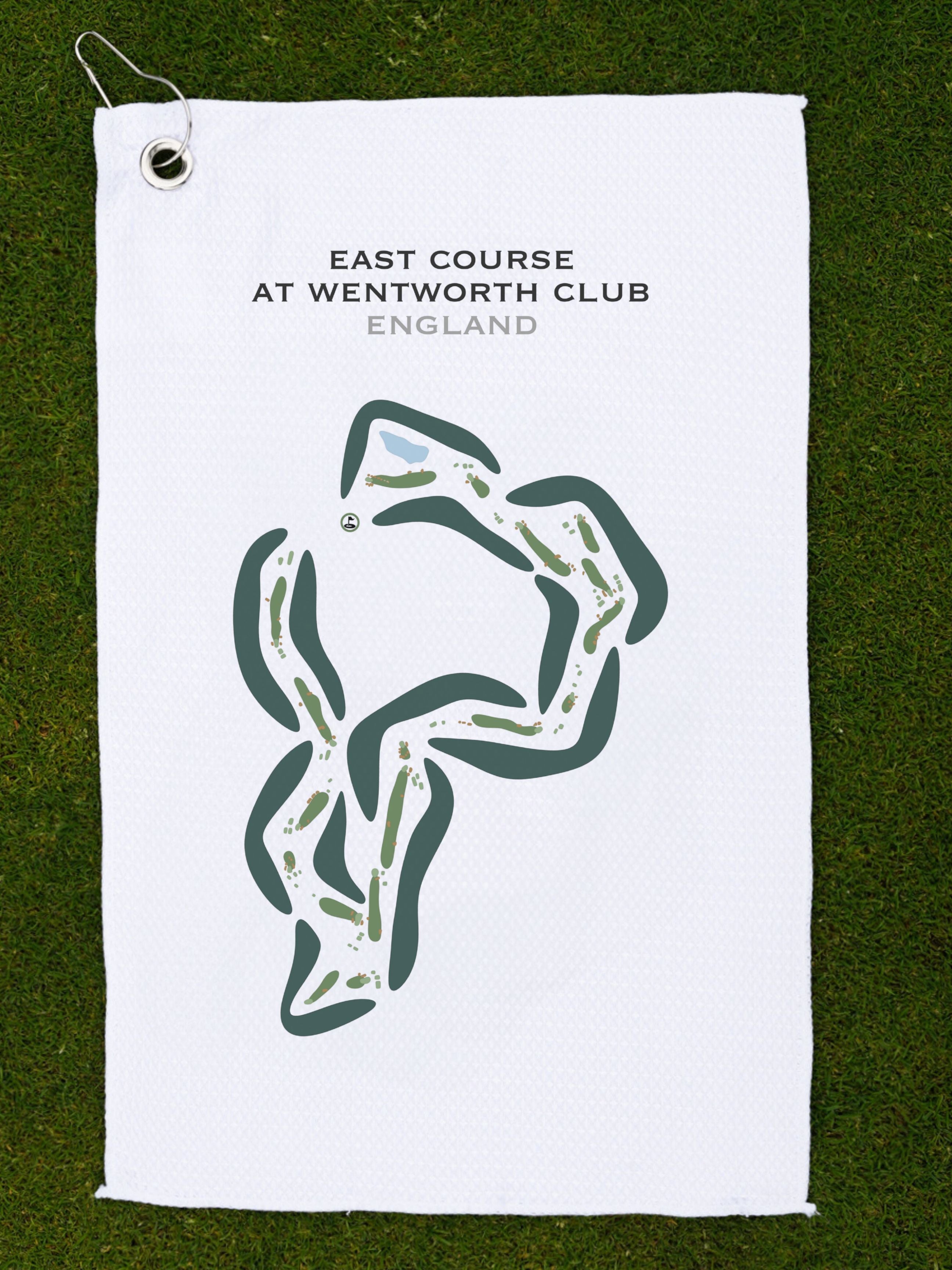 East Course at Wentworth Golf Club, England - Printed Golf Courses