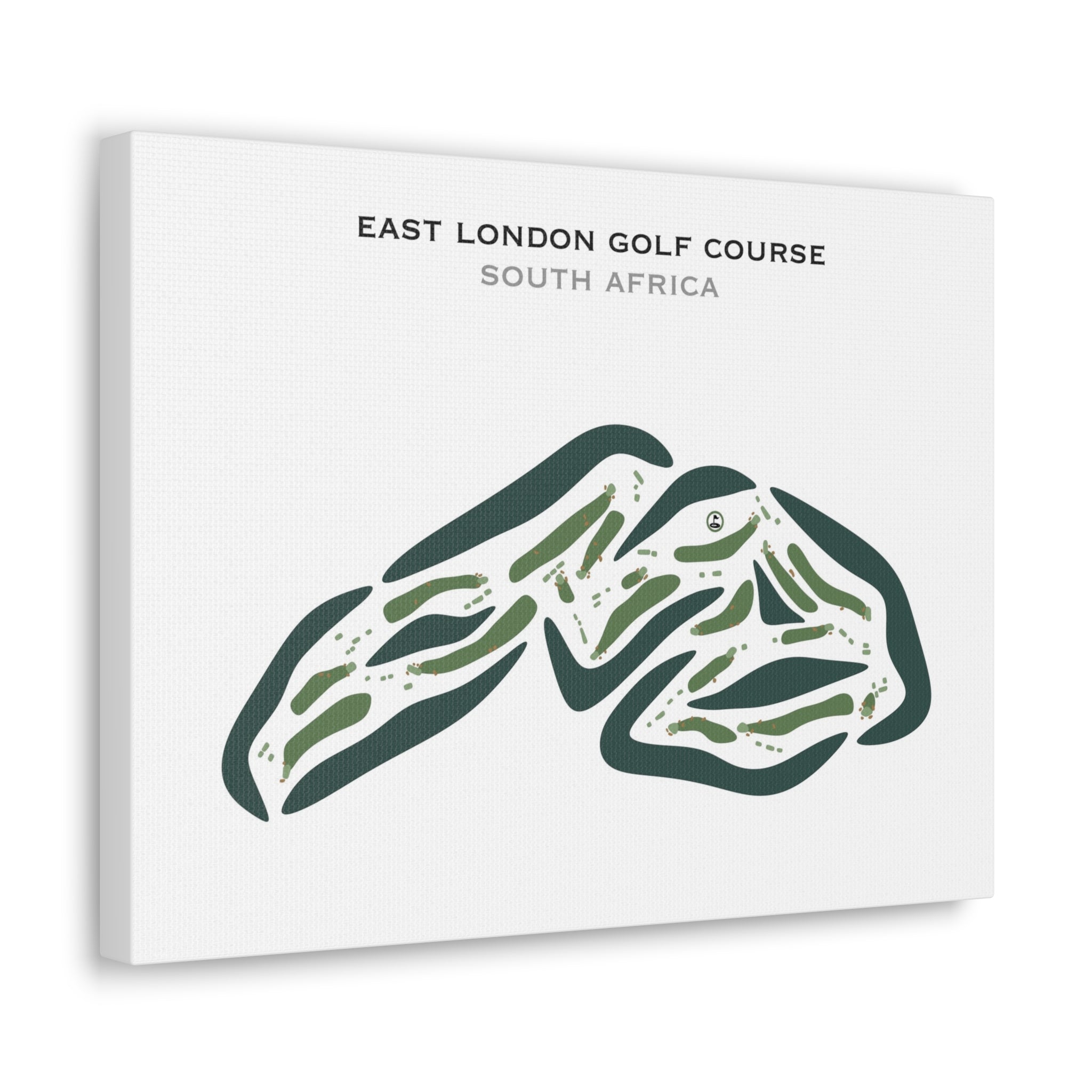 East London Golf Club, South Africa - Printed Golf Courses
