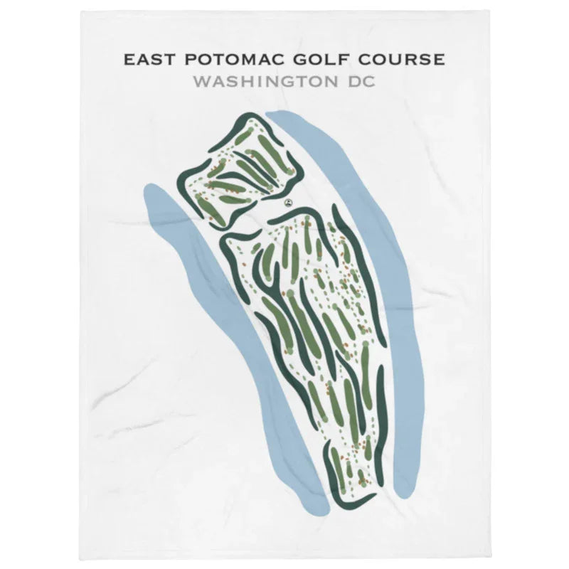 East Potomac Golf Course, Washington, D.C - Printed Golf Courses