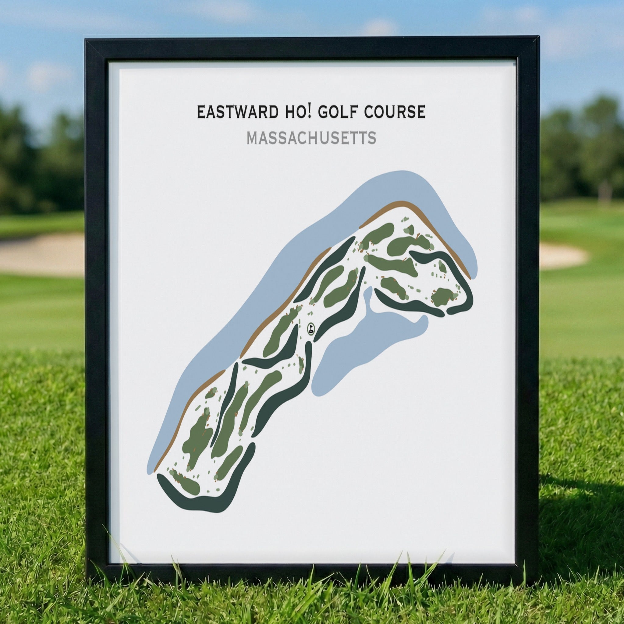 Eastward Ho! Golf Course, Massachusetts - Printed Golf Courses