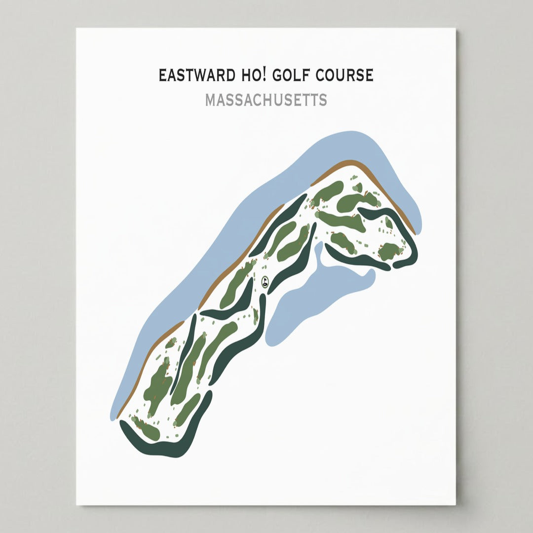 Eastward Ho! Golf Course, Massachusetts - Printed Golf Courses