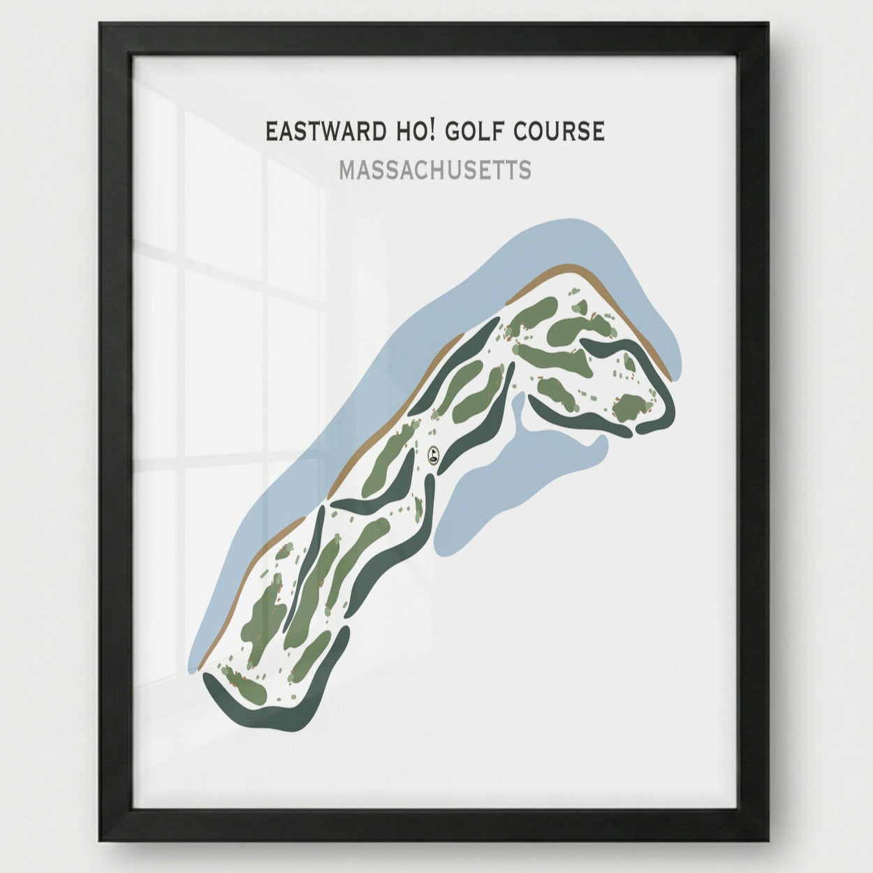 Eastward Ho! Golf Course, Massachusetts - Printed Golf Courses