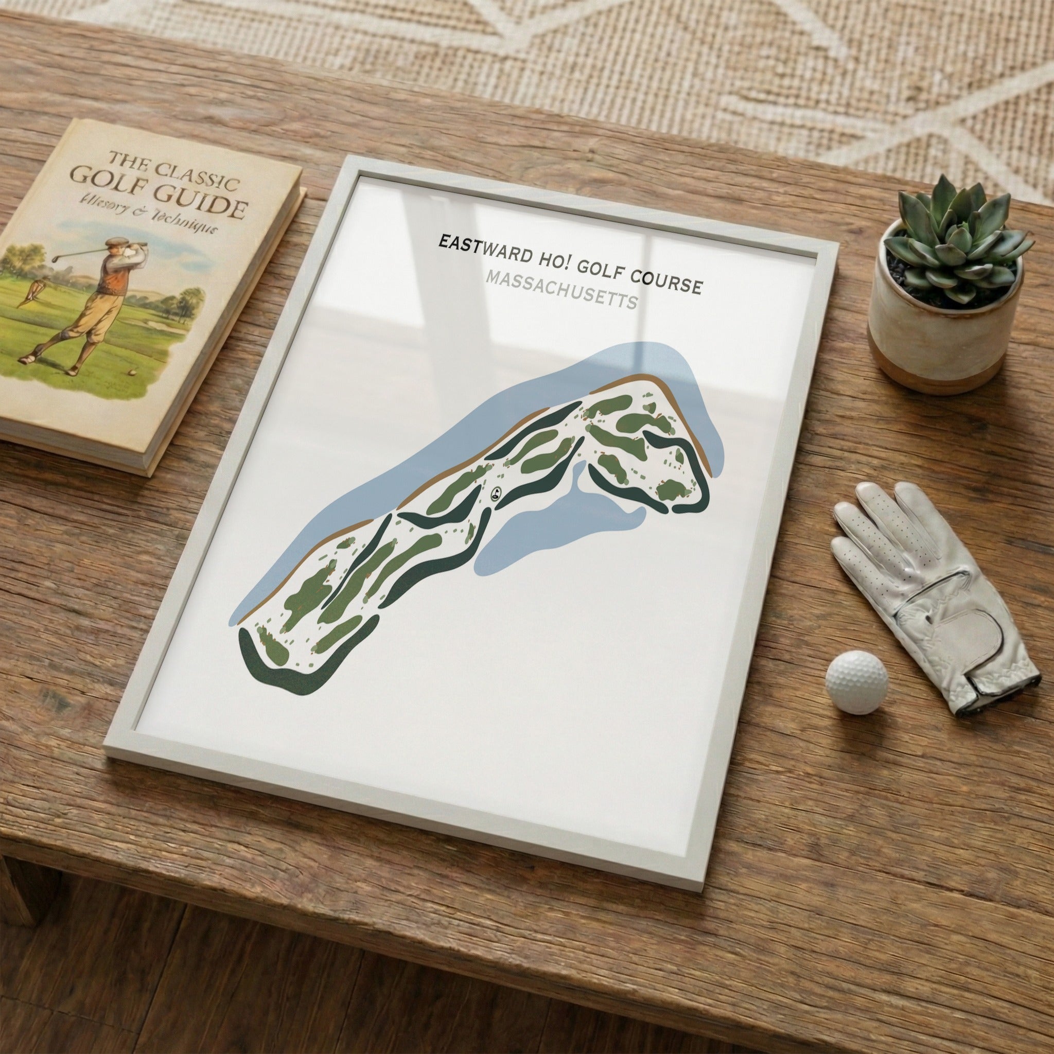 Eastward Ho! Golf Course, Massachusetts - Printed Golf Courses
