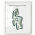 Ebony Hills Golf Course, Texas - Printed Golf Courses