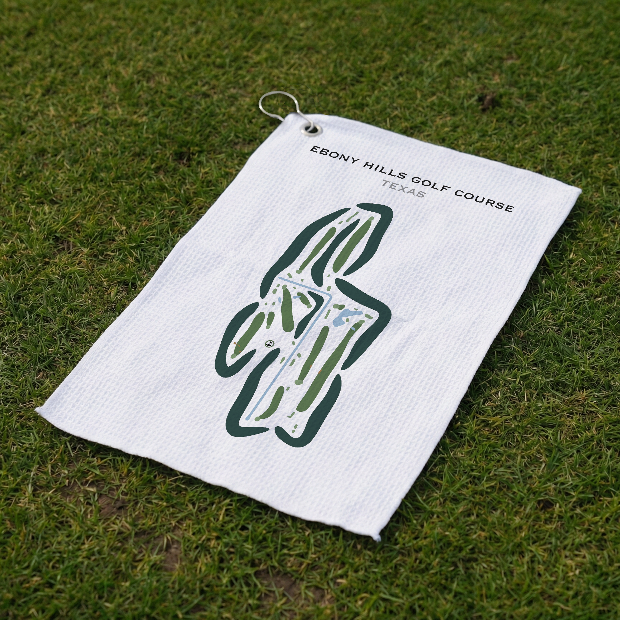 Ebony Hills Golf Course, Texas - Printed Golf Courses