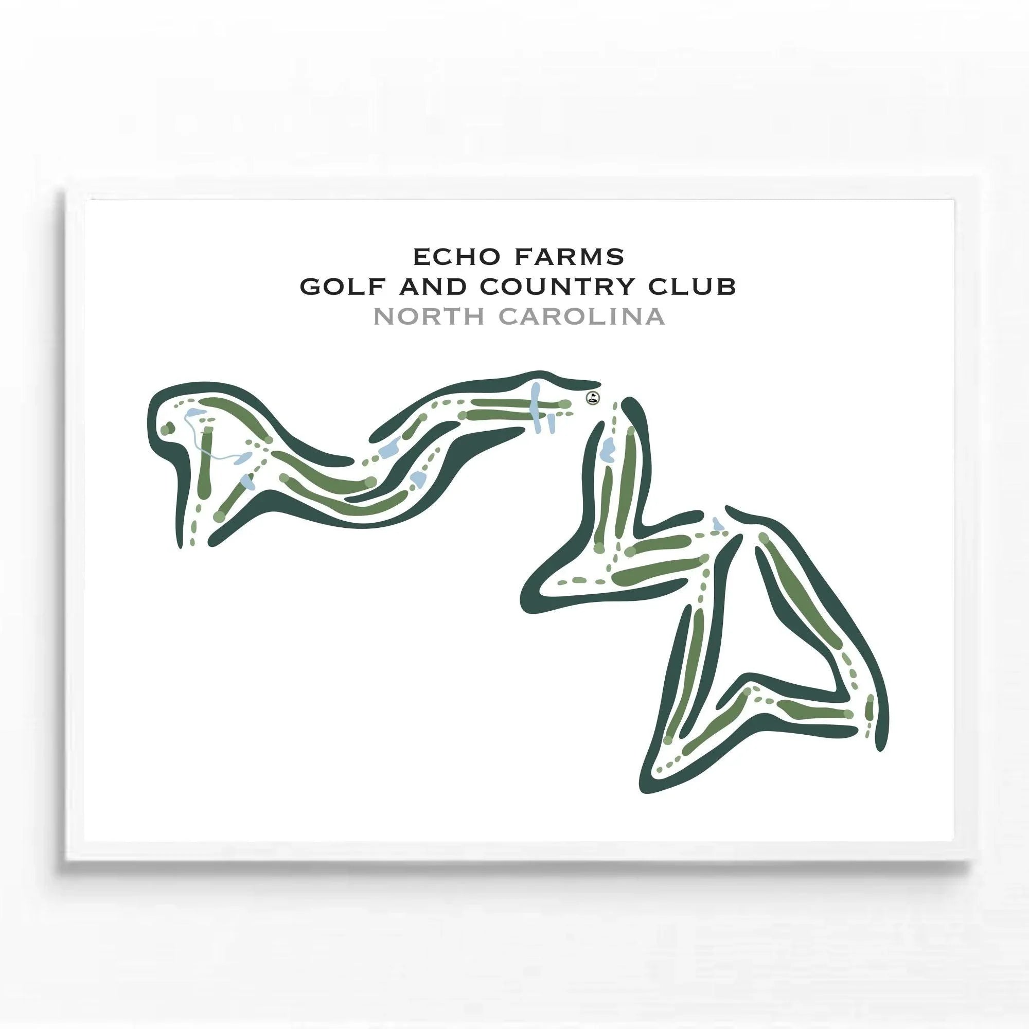 Echo Farms Golf & Country Club, North Carolina - Printed Golf Courses