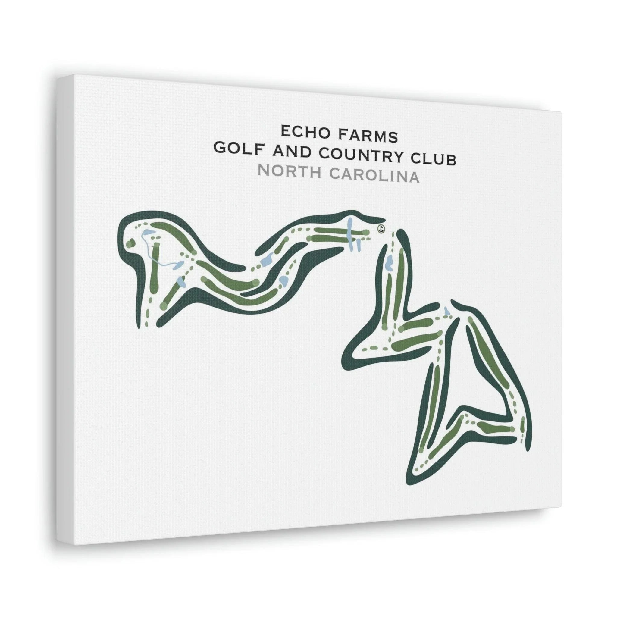 Echo Farms Golf & Country Club, North Carolina - Printed Golf Courses