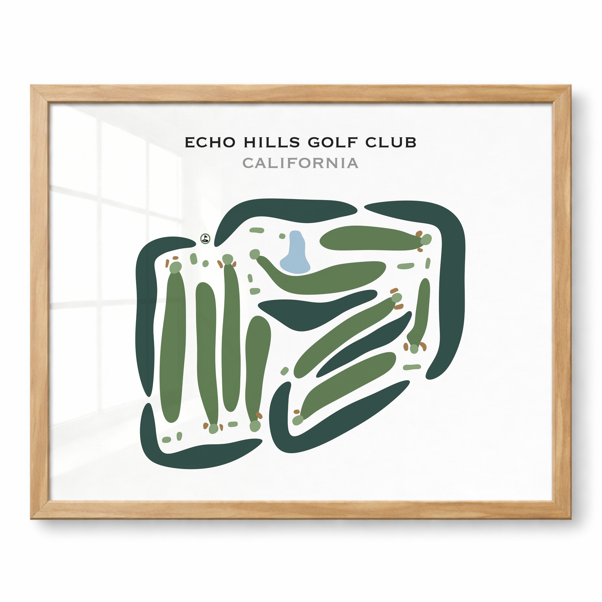 Echo Hills Golf Club, California - Printed Golf Courses
