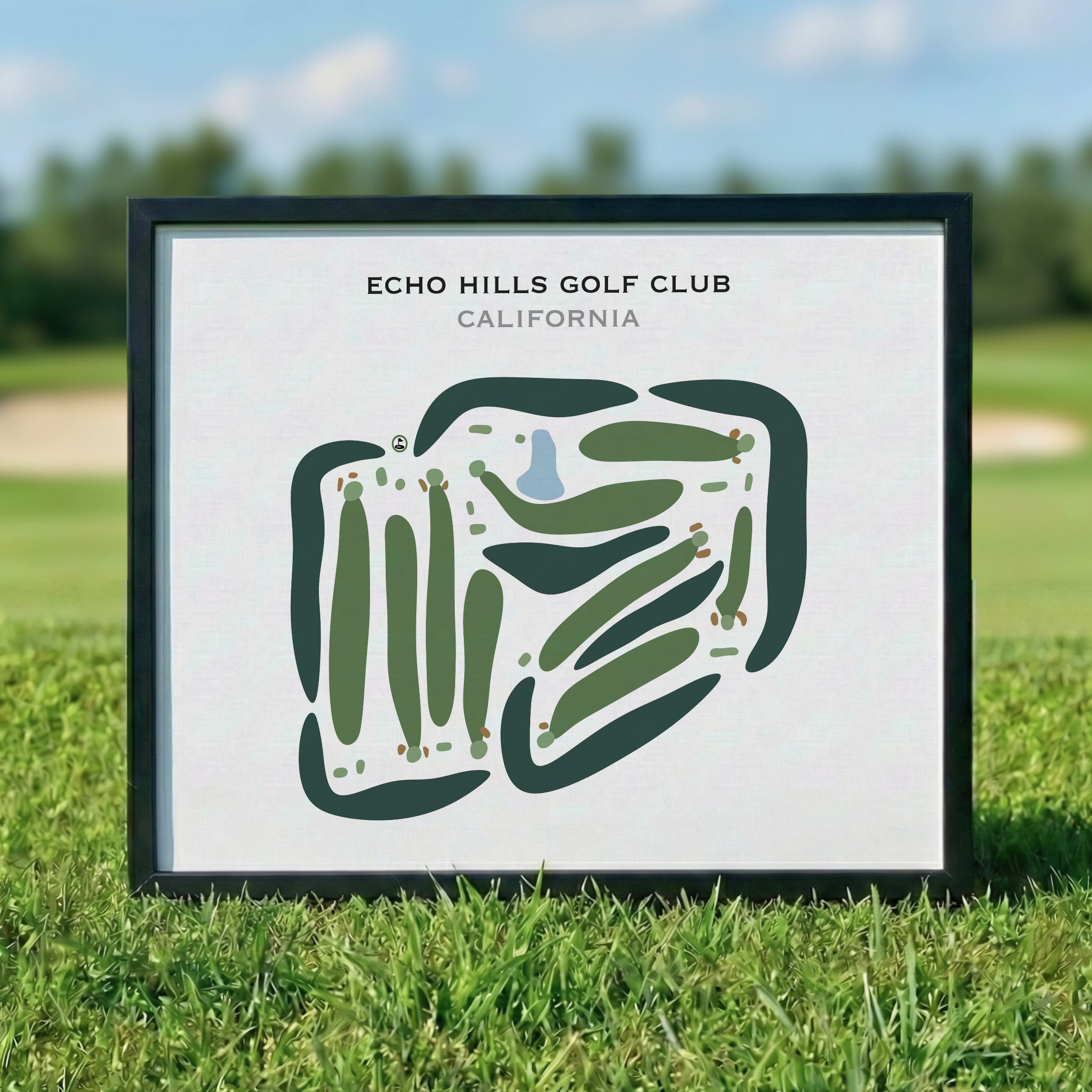 Echo Hills Golf Club, California - Printed Golf Courses