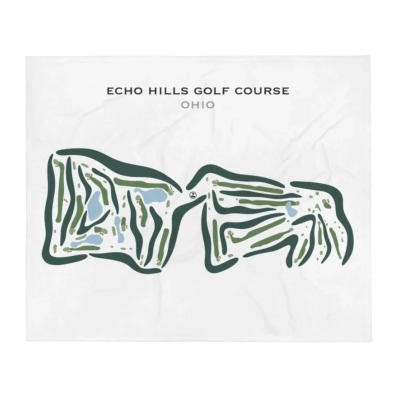 Echo Hills Golf Course, Ohio - Printed Golf Courses