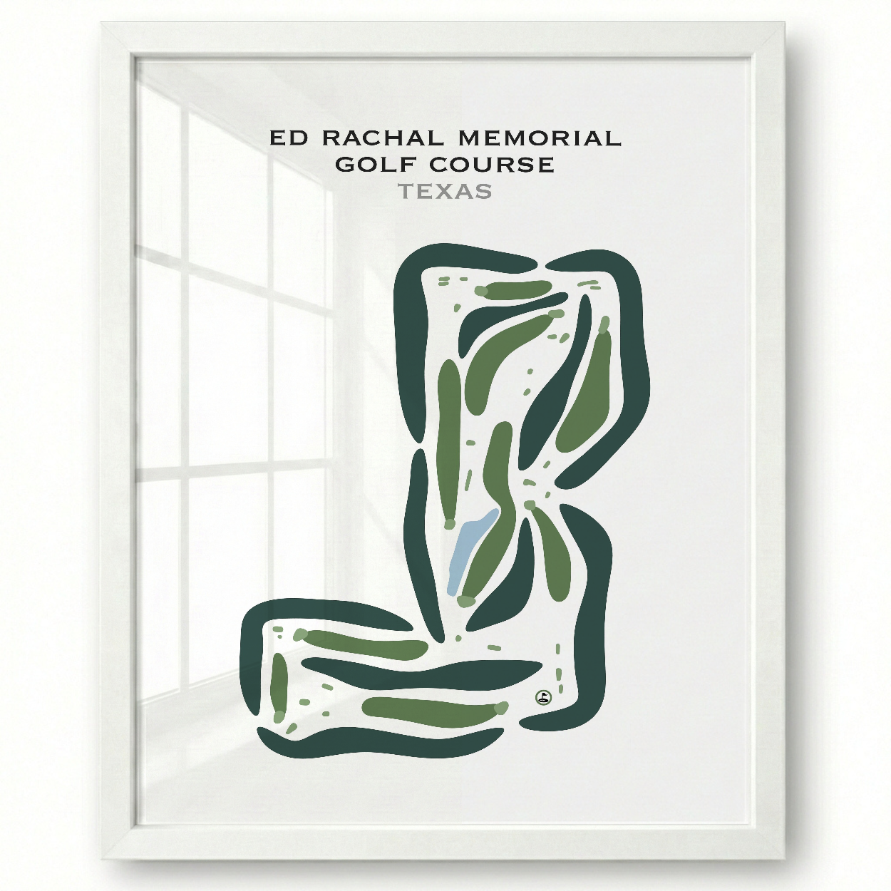 Ed Rachal Memorial Golf Course, Texas - Printed Golf Courses