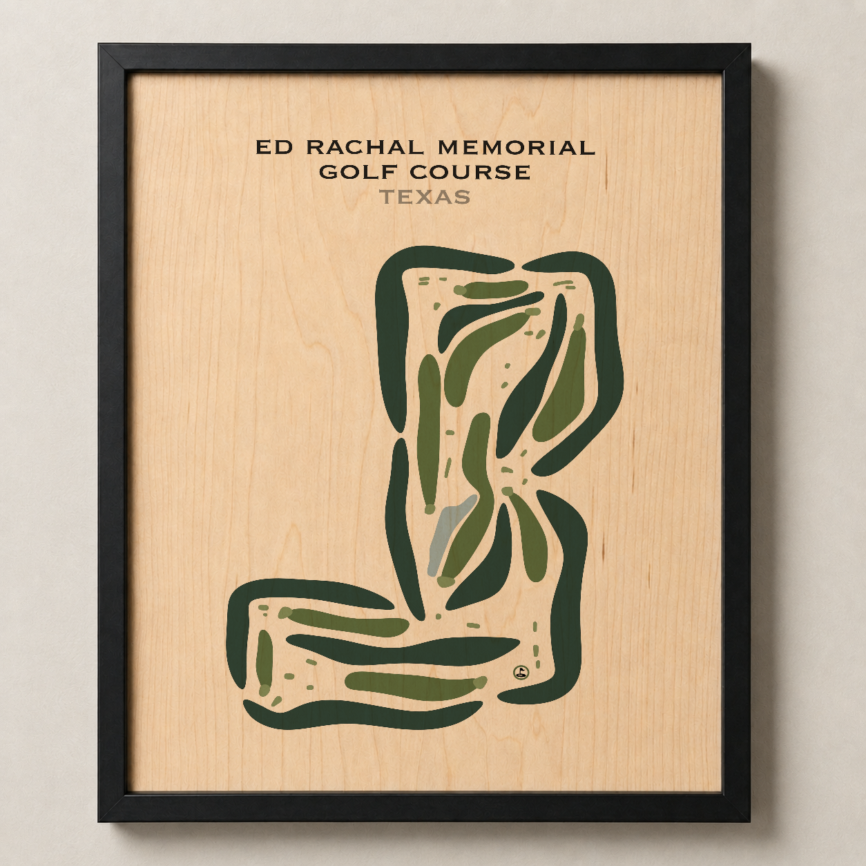 Ed Rachal Memorial Golf Course, Texas - Printed Golf Courses