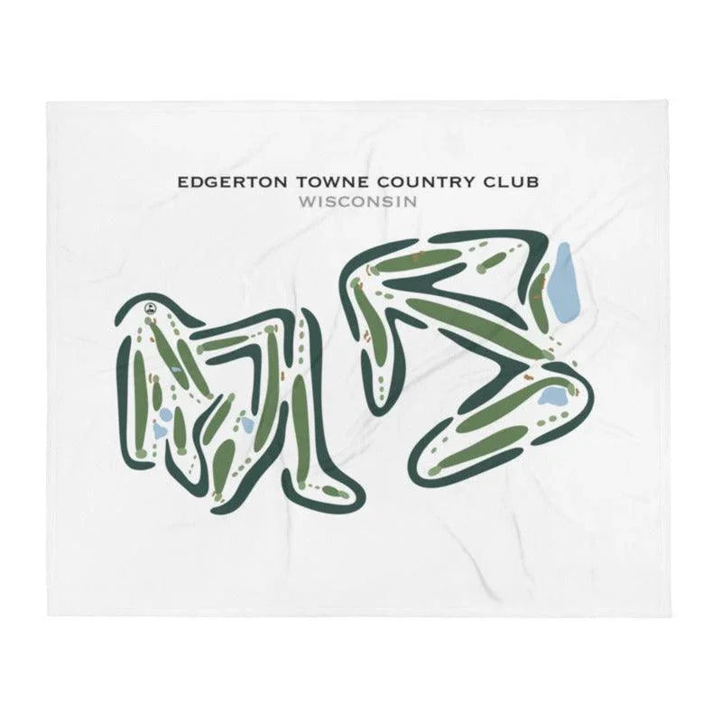 Edgerton Towne Country Club, Wisconsin- Printed Golf Courses