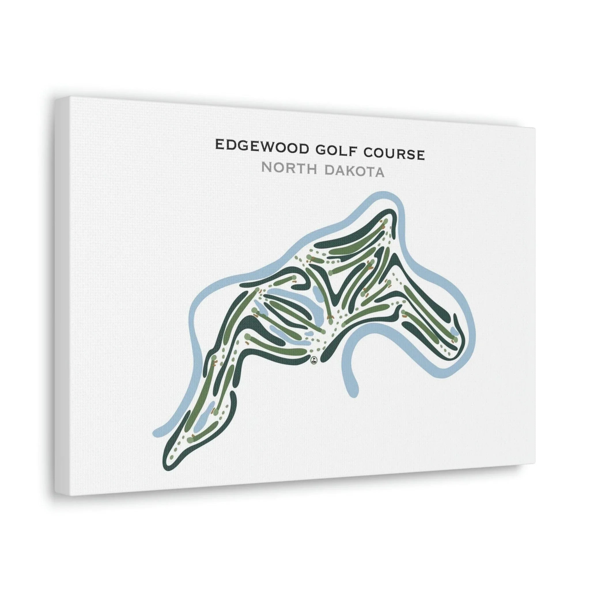 Edgewood Golf Course, North Dakota - Printed Golf Courses