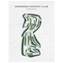 Edgewood Country Club, Indiana - Printed Golf Courses