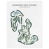 Edgewood Golf Course, Wisconsin - Printed Golf Course