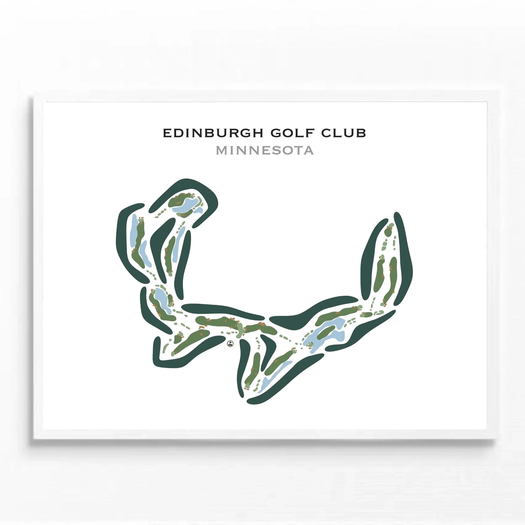Edinburgh Golf Club, Minnesota - Printed Golf Courses