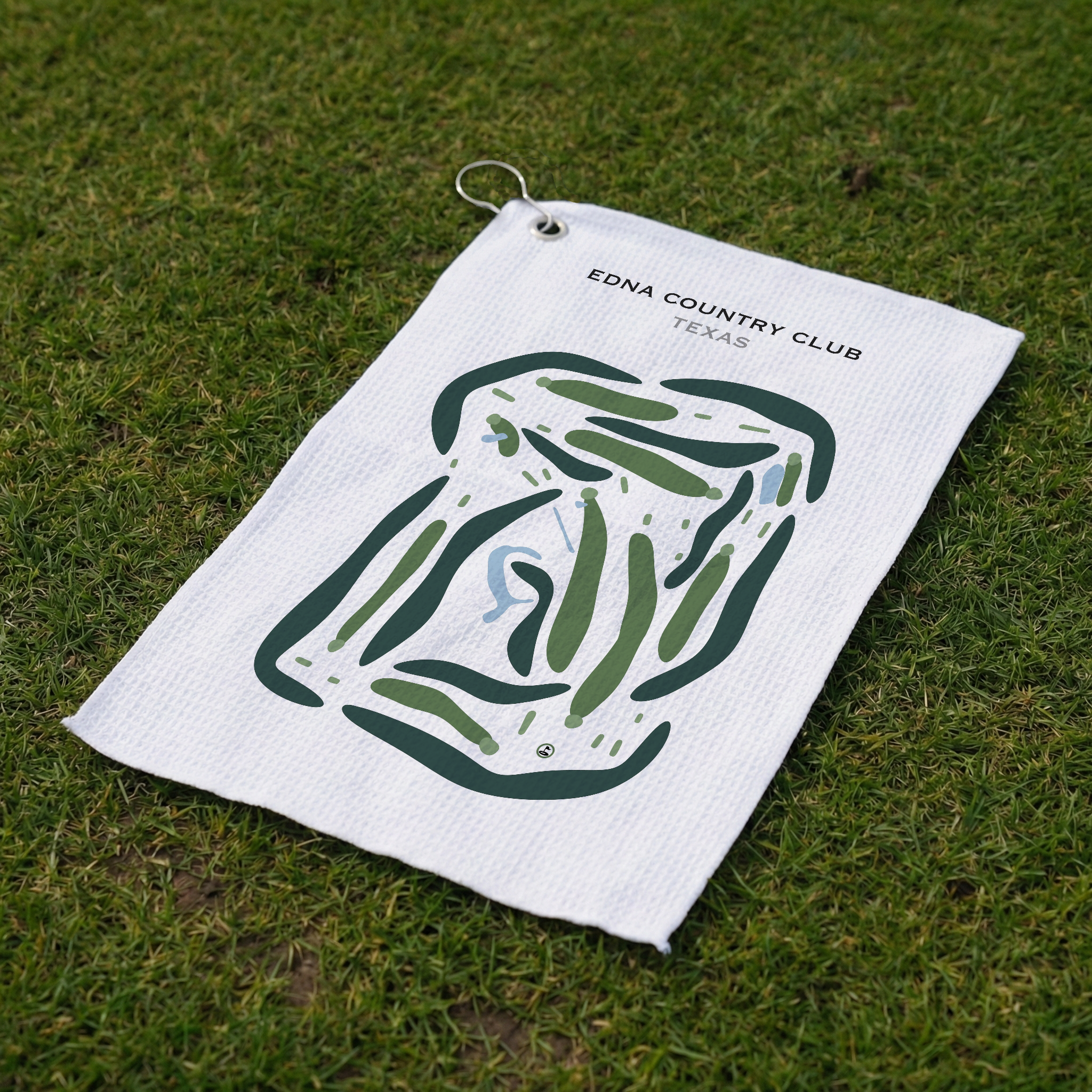 Edna Country Club, Texas - Printed Golf Courses
