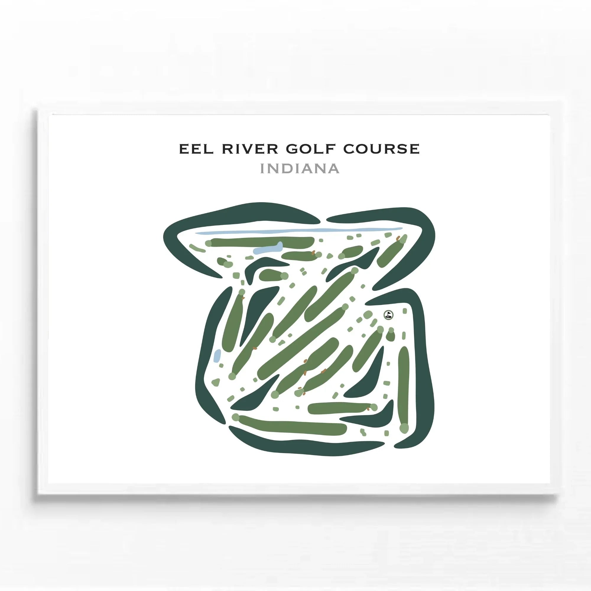 Eel River Golf Course, Indiana - Printed Golf Courses