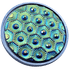 Rainbow Effects Honeycomb Ball Marker by ReadyGOLF
