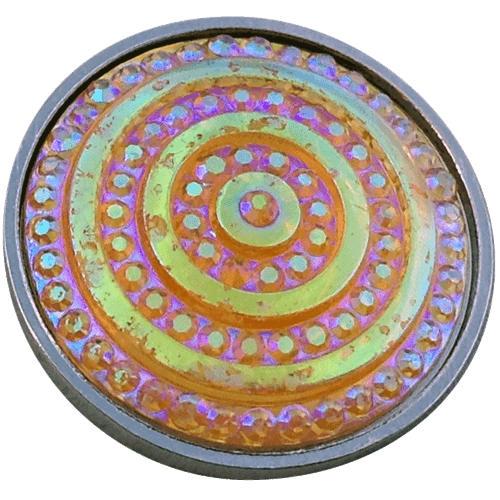 Rainbow Effects Rings Glitter Ball Marker by ReadyGOLF